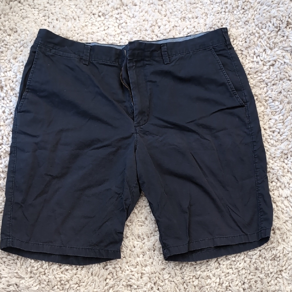 J. Crew Dark Blue Flat Front Shorts